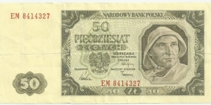 Poland 50 Zlotych 1948 Banknote
