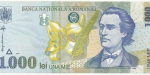 Romania 1000 Lei 1998 Banknote