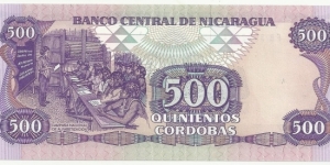 Banknote from Nicaragua