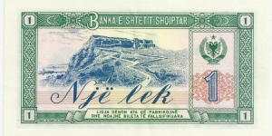 Banknote from Albania