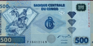 500 francs Banknote