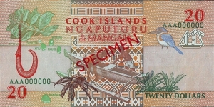 Banknote from Cook Islands