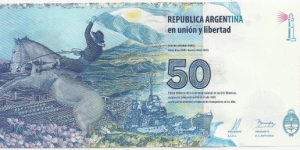 Banknote from Argentina