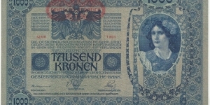 Banknote from Austria