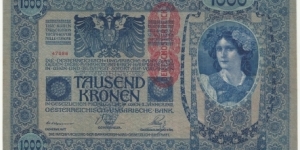 Banknote from Austria