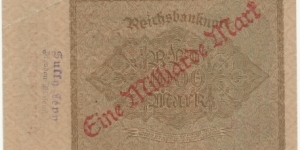 Banknote from Germany