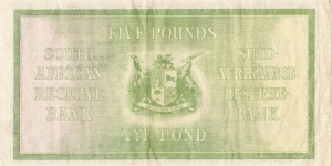 Banknote from South Africa