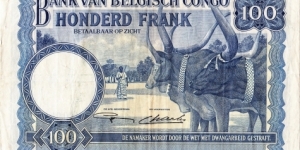 Banknote from Congo