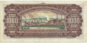 Banknote from Yugoslavia