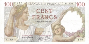100 Francs(1939) Banknote
