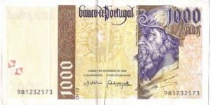 1000 Escudos Banknote