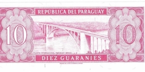 Banknote from Paraguay