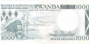 Banknote from Rwanda