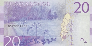 Banknote from Sweden