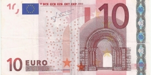 EuropaUnion 10 Euro 2002 Banknote