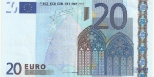 EuropaUnion 20 Euro 2002 Banknote