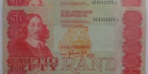 South African 50 Rand Banknote