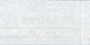 Banknote from Zimbabwe