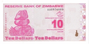 10 Dollars Banknote