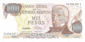 1000 Pesos Banknote