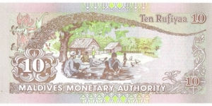 Banknote from Maldives