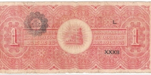 Banknote from Mexico