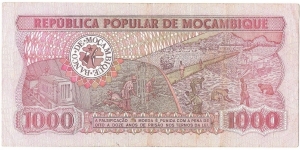 Banknote from Mozambique