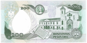 Banknote from Colombia