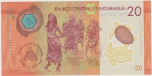 Banknote from Nicaragua