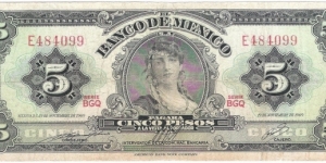 5 Pesos(1969) Banknote