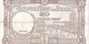 Banknote from Belgium