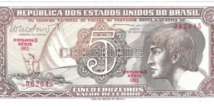 5 Cruzeiros(1962) Banknote