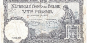 Banknote from Belgium