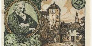 Germany Notgeld-Fallersleben 25 pfennig ND(1917-1923) Banknote