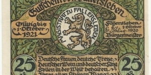 Banknote from Germany
