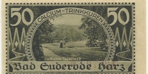 Germany Notgeld-Solbad Serie-b 1921 Banknote