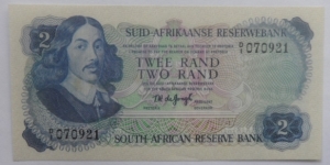 2 Rand
T.W de Jongh 2nd Issue Banknote