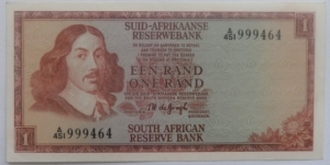 1 Rand
T.W. de Jongh 1st Issue Banknote