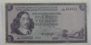 5 Rand
T.W. de Jongh 3rd Issue Banknote