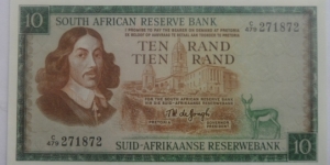 10 Rand
T.W. de Jongh 3rd Issue Banknote