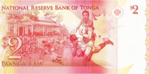 Banknote from Tonga