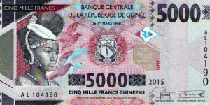 5000 Francs Banknote