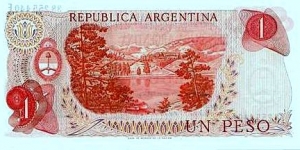 Banknote from Argentina