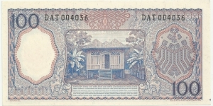 Banknote from Indonesia