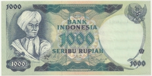 IndonesiaBN 1000 Rupiah 1984 Banknote