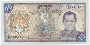 BhutanBN 10 Ngultrum 2000 Banknote