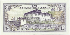 Banknote from Bhutan