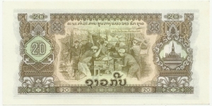 Banknote from Laos