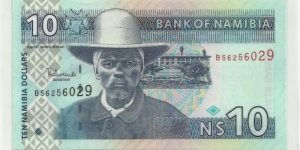 NamibiaBN 10 NamibianDollars ND Banknote