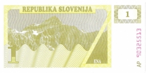 Banknote from Slovenia